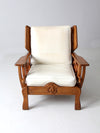 mid century nautical theme lounge chair
