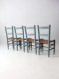 antique woven seat chairs set of 4