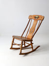 antique painted rocking chair