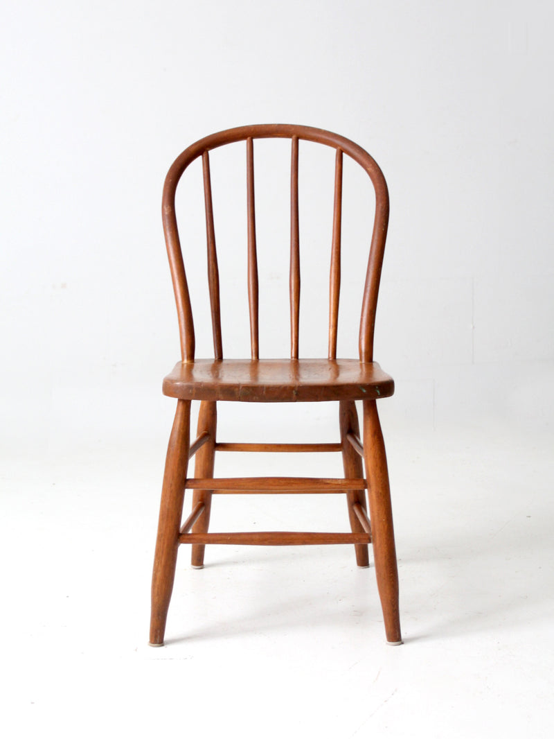 antique spindle back chair