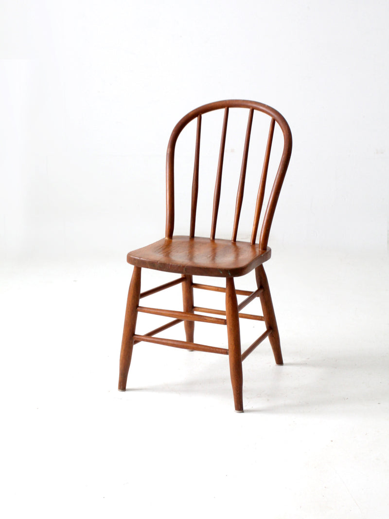 antique spindle back chair