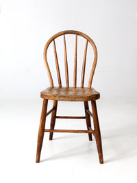 antique spindle back chair