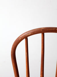 antique spindle back chair