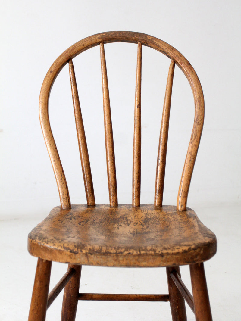 antique spindle back chair