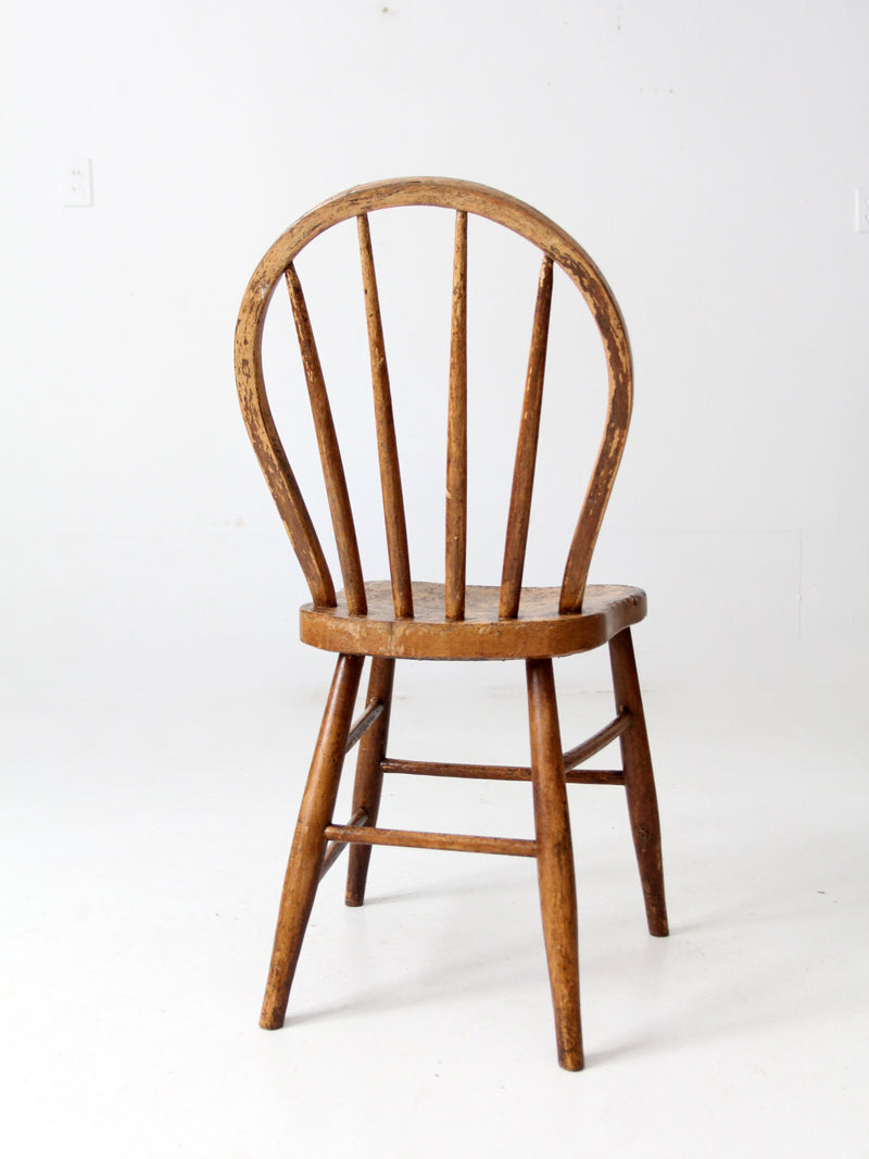 antique spindle back chair