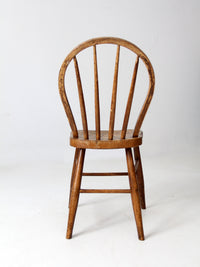 antique spindle back chair