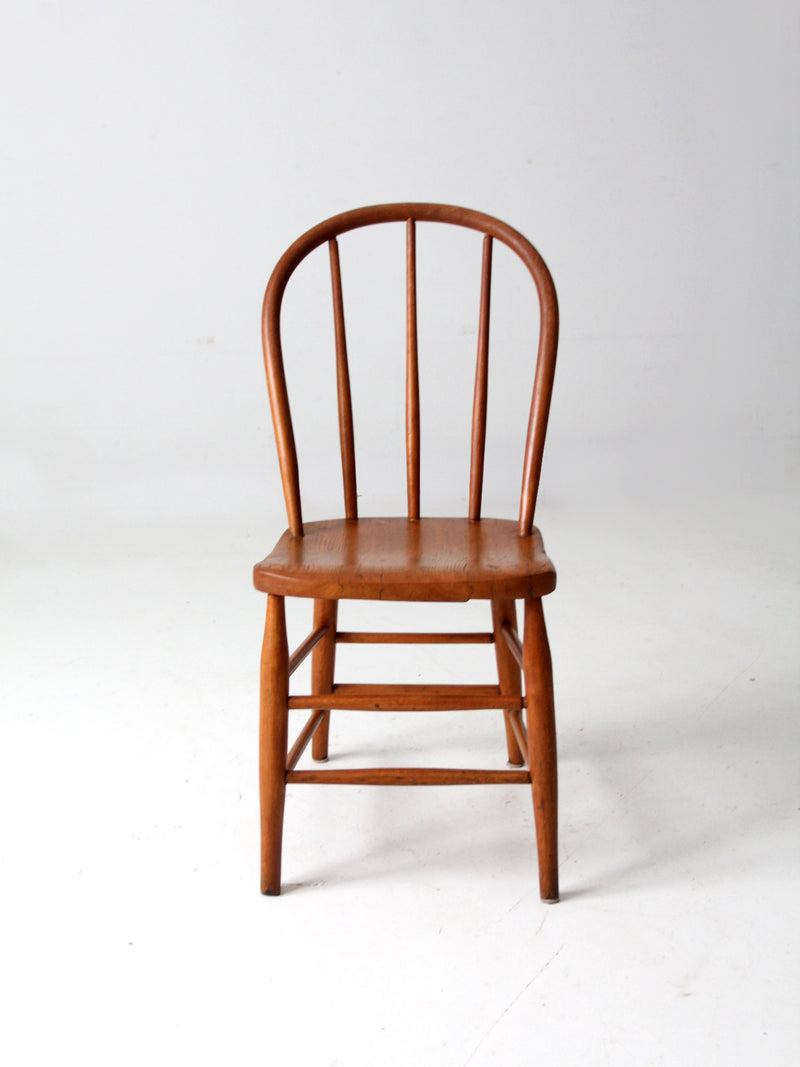 antique farmhouse spindle back chair
