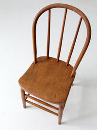 antique farmhouse spindle back chair
