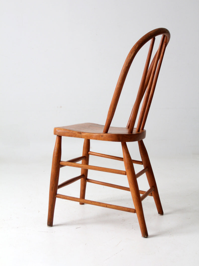 antique farmhouse spindle back chair