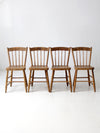 antique stencil back chairs set of 4