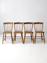 antique stencil back chairs set of 4