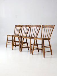 antique stencil back chairs set of 4