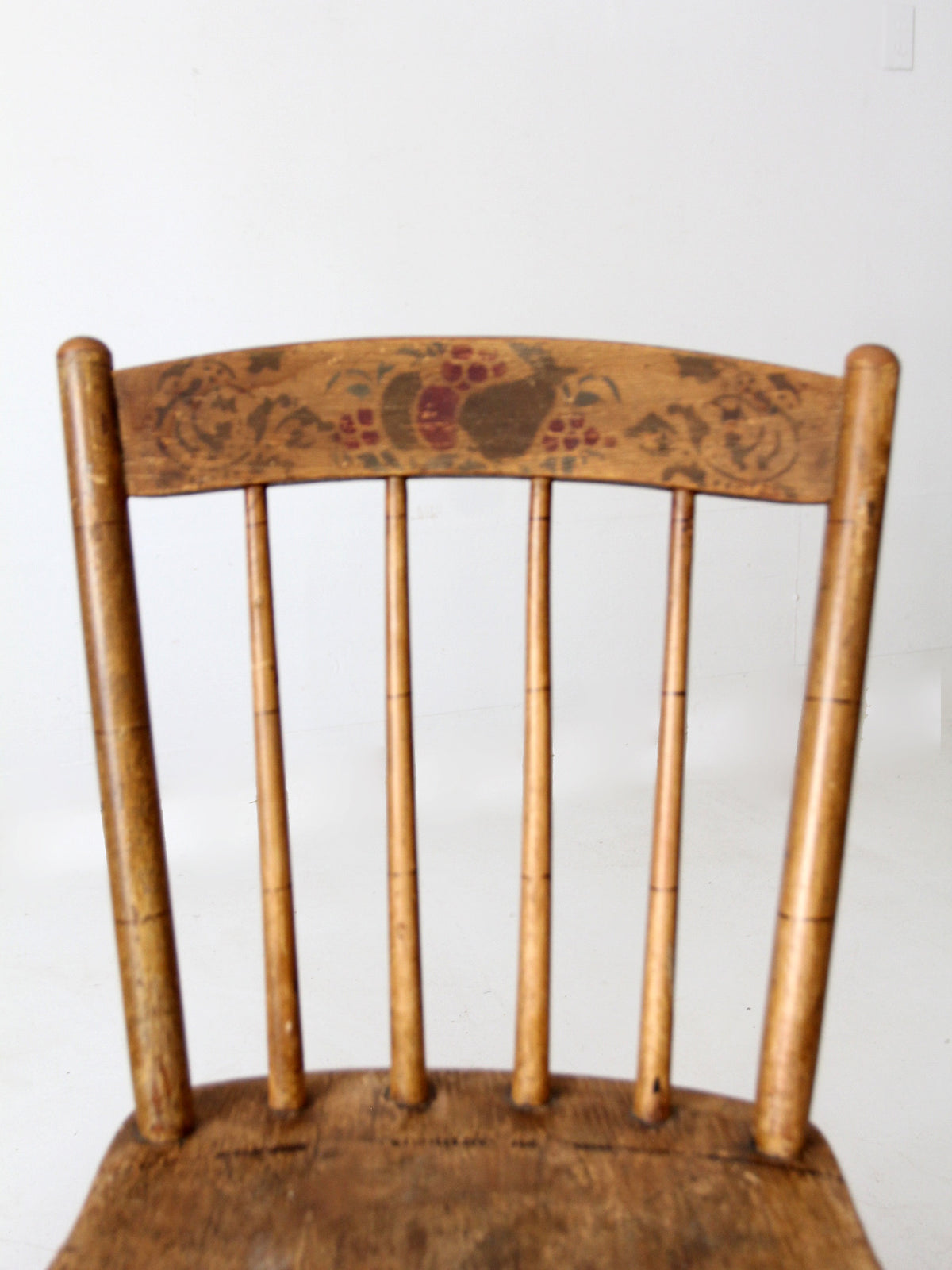 antique stencil back chairs set of 4