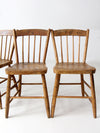 antique stencil back chairs set of 4