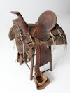 vintage western saddle