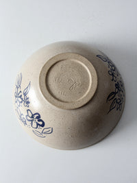 Alan Jones studio pottery bowl ca 1991