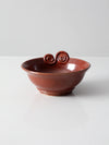 vintage studio pottery bowl