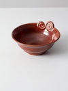 vintage studio pottery bowl