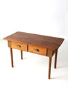 antique wooden work table