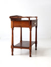 antique Victorian washstand table
