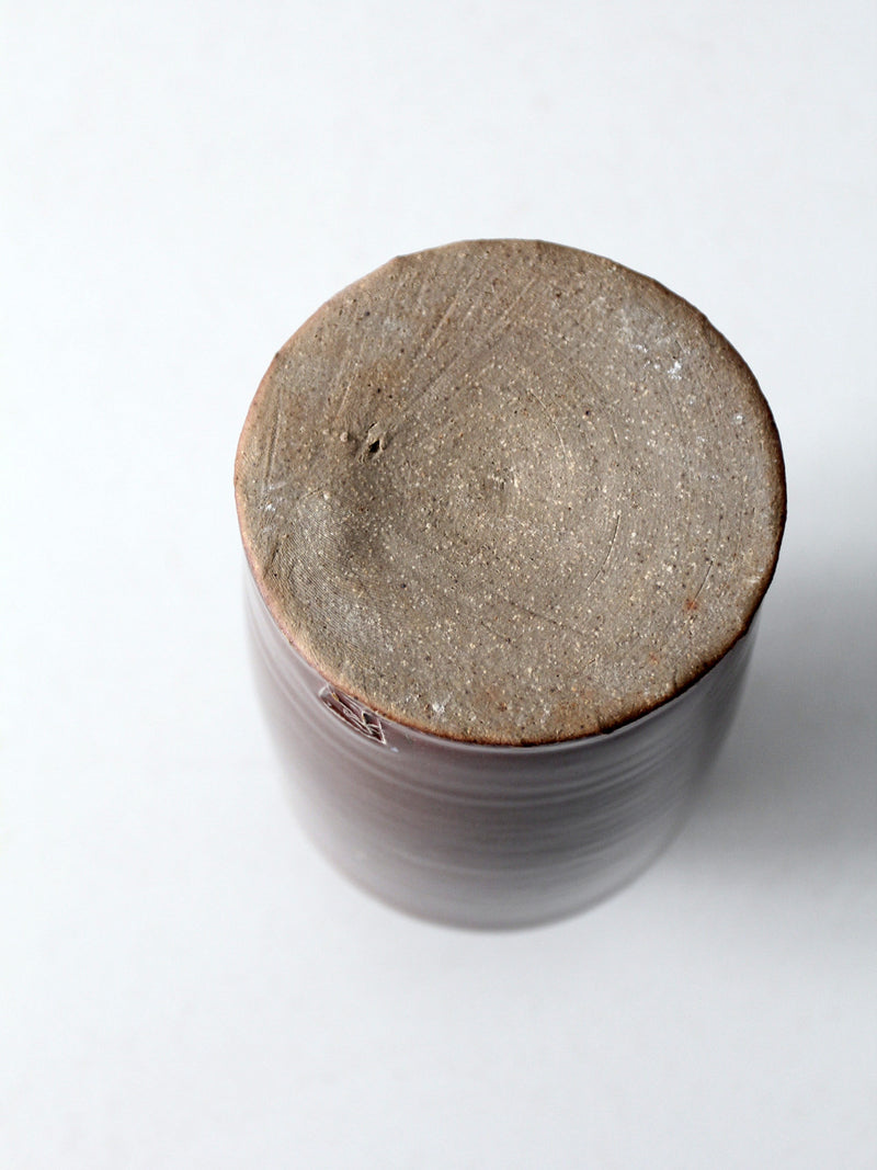 vintage studio pottery vase