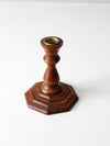 vintage wood candlestick