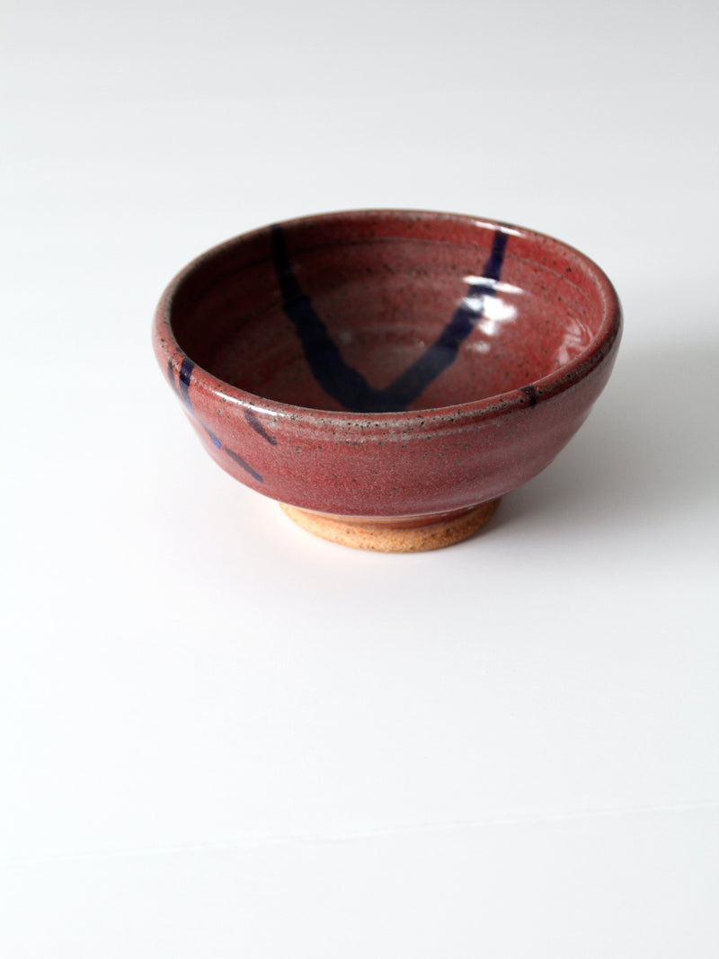 vintage studio pottery bowl