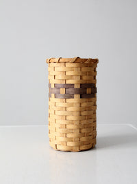vintage hand-woven basket