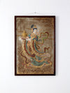 vintage Chinese plaster painting