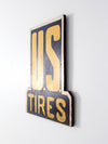 vintage U.S. Tires sign