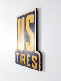 vintage U.S. Tires sign