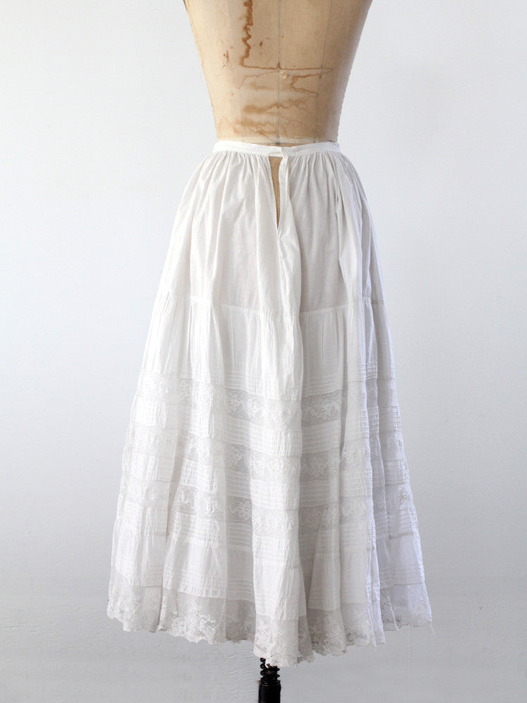 Victorian petticoat skirt