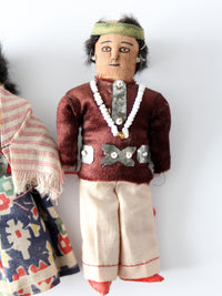 Native American doll pair