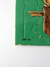 SIFO Co cowboy puzzle circa 1950