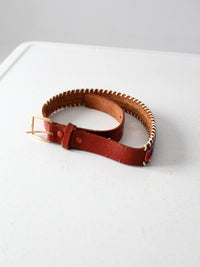 vintage beaded children's western belt