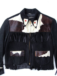 vintage children's western leather jacket