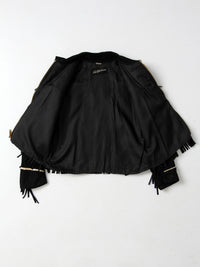 vintage children's western leather jacket