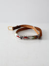 vintage beaded western belt