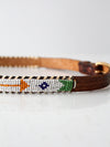 vintage beaded western belt