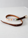 vintage beaded western belt