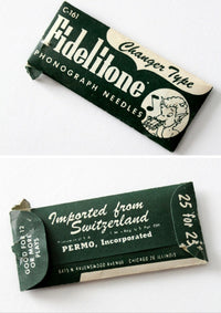 antique phonograph needle collection