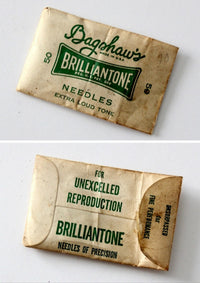 antique phonograph needle collection