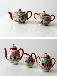 antique "Geisha Girl" Japanese porcelain dish collection