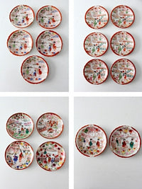 antique "Geisha Girl" Japanese porcelain dish collection