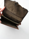antique leather clutch with art nouveau tooling