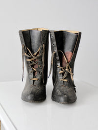 men's black boots