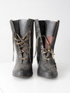 vintage men's rubber boots by La Crosse Rubber Mills Co