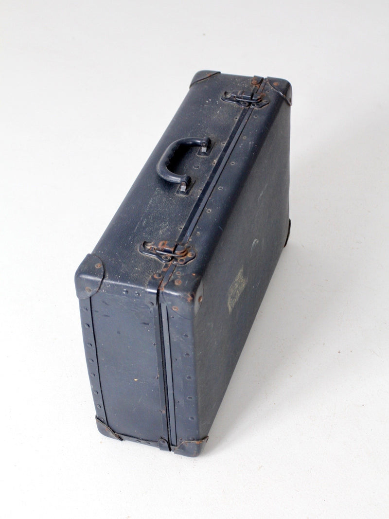 blue luggage
