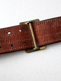 vintage leather belt