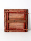 antique wooden folding table